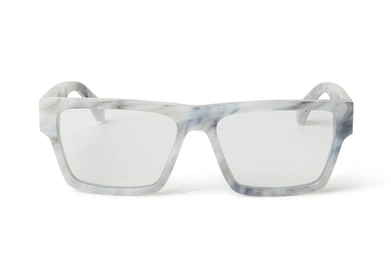 OFF-WHITE Style 46 Square Sunglasses Marble/Clear Lens (OERJ046F23PLA0010800-FR)