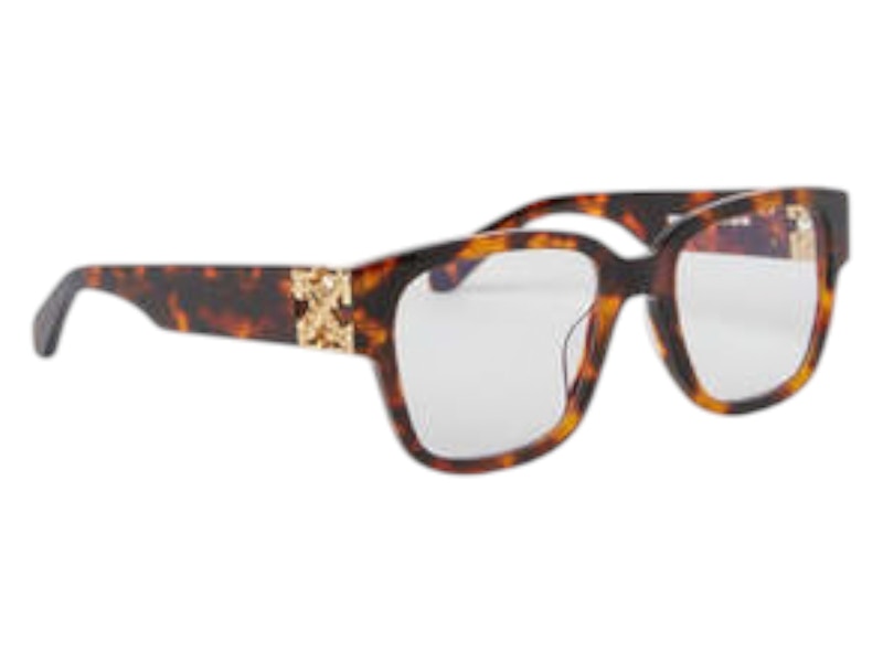 OFF-WHITE Style 47 Eyeglasses Havana Blue Light Block (OERJ047F23PLA0016000-FR)