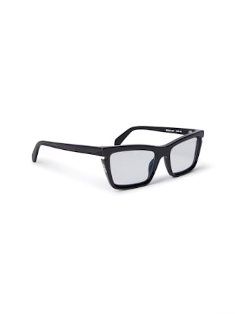 OFF-WHITE Style 50 Eyeglasses Black/Clear Lens (OERJ050S24PLA0011000-FR)