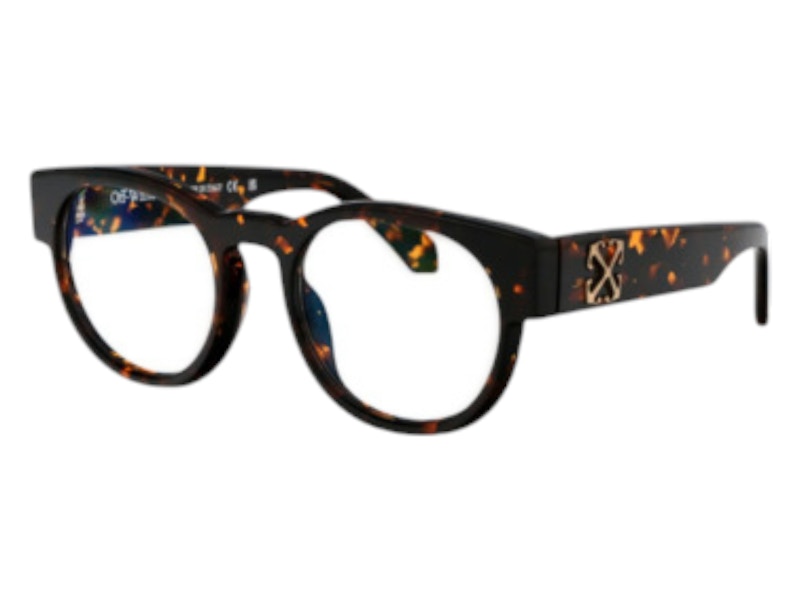 OFF-WHITE Style 58 Eyeglasses Havana Blue Light Block (OERJ058S24PLA0016000-FR)