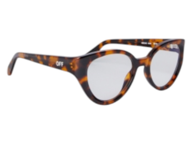 OFF-WHITE Style 62 Eyeglasses Havana Blue Light Block (OERJ062S24PLA0016000-FR)