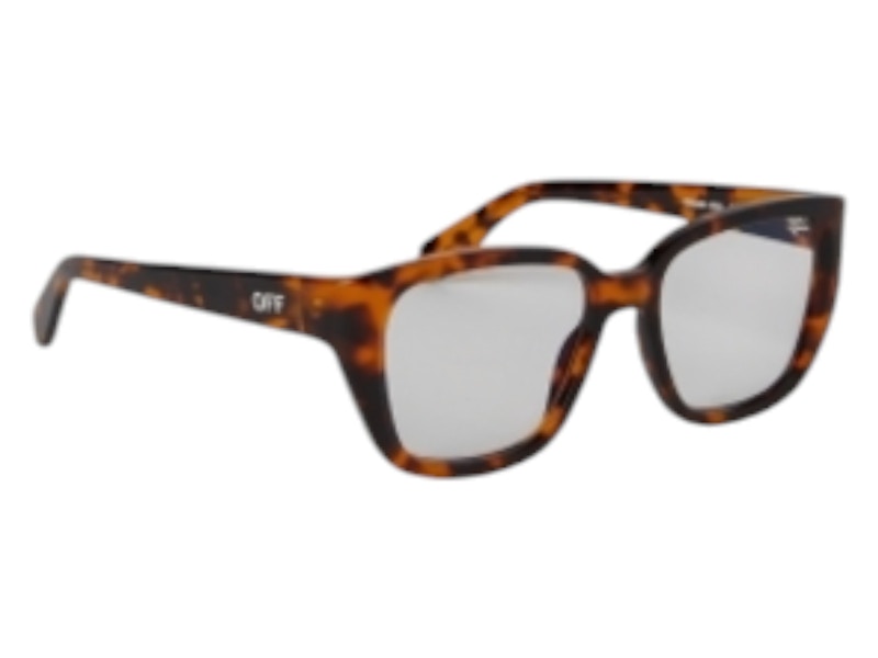 OFF-WHITE Style 63 Eyeglasses Havana Blue Light Block (OERJ063S24PLA0016000-FR)