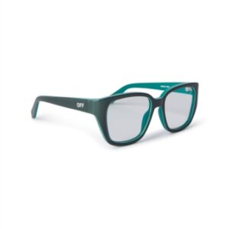 OFF-WHITE Style 63 Eyeglasses Olive Green/Clear Lens (OERJ063S24PLA0015900-FR)