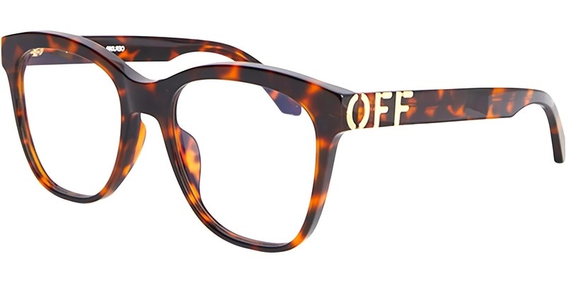 OFF-WHITE Style 69 Eyeglasses Havana/Clear Lens (OERJ069S24PLA0016000-FR)