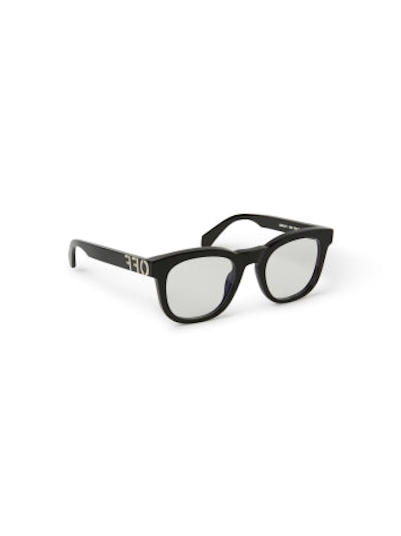 OFF-WHITE Style 71 Eyeglasses Black/Clear Lens (OERJ071S24PLA0011000-FR)