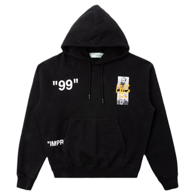 OFF-WHITE Summer Graphic Print Hoodie Black/Multicolor