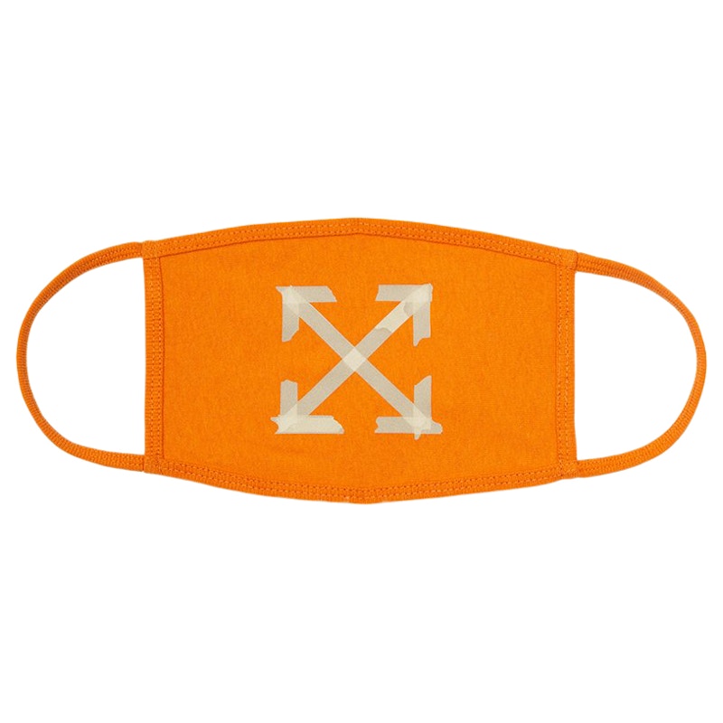 OFF-WHITE Tape Arrows Face Mask Orange/Beige