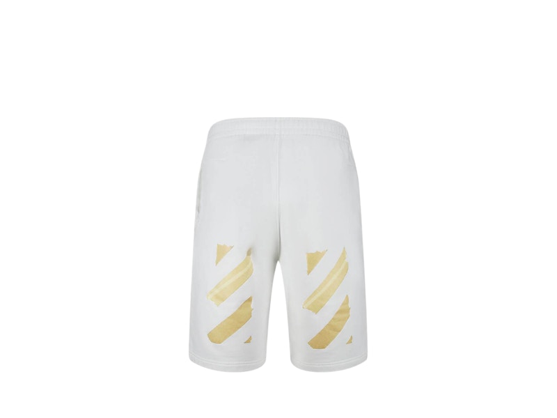 OFF-WHITE Tape Arrows Sweatshort White/Beige