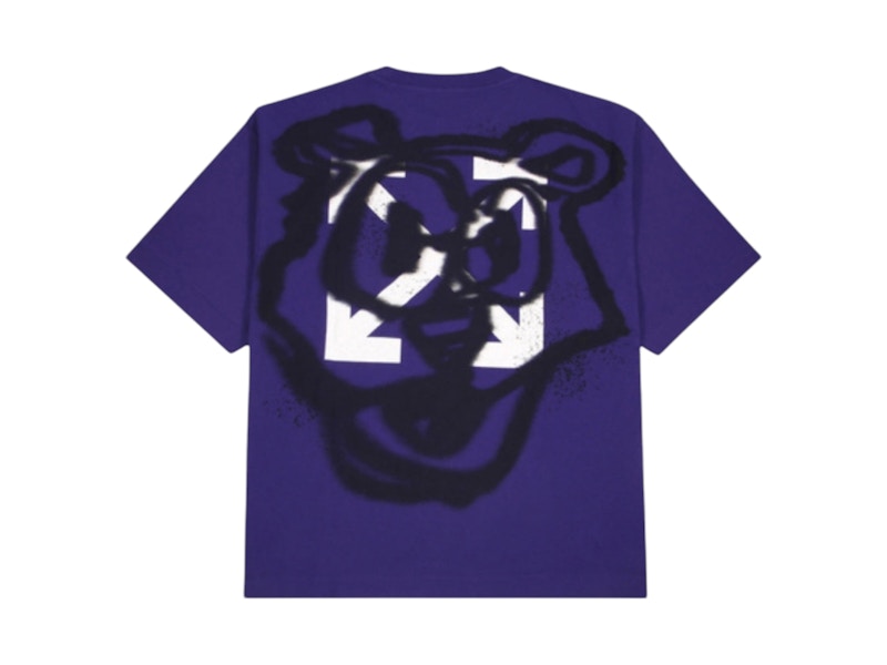 OFF-WHITE Teddy Arrow Over Skate S/S T-shirt Purple
