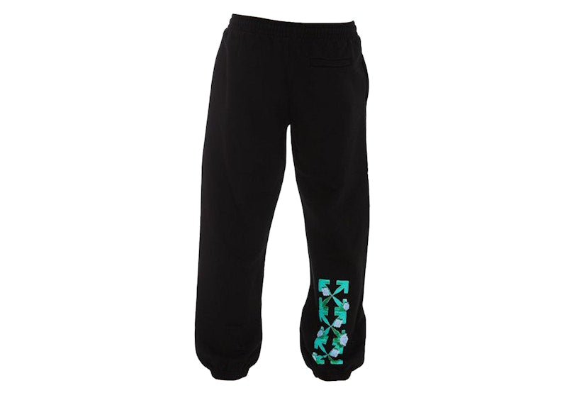 OFF-WHITE Tornado Aarow Slim Sweatpants Black/Green
