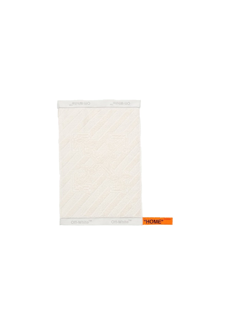 OFF-WHITE Towel Set White/Ice Grey