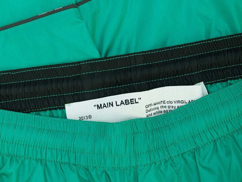 OFF-WHITE Track Pants Mint Green