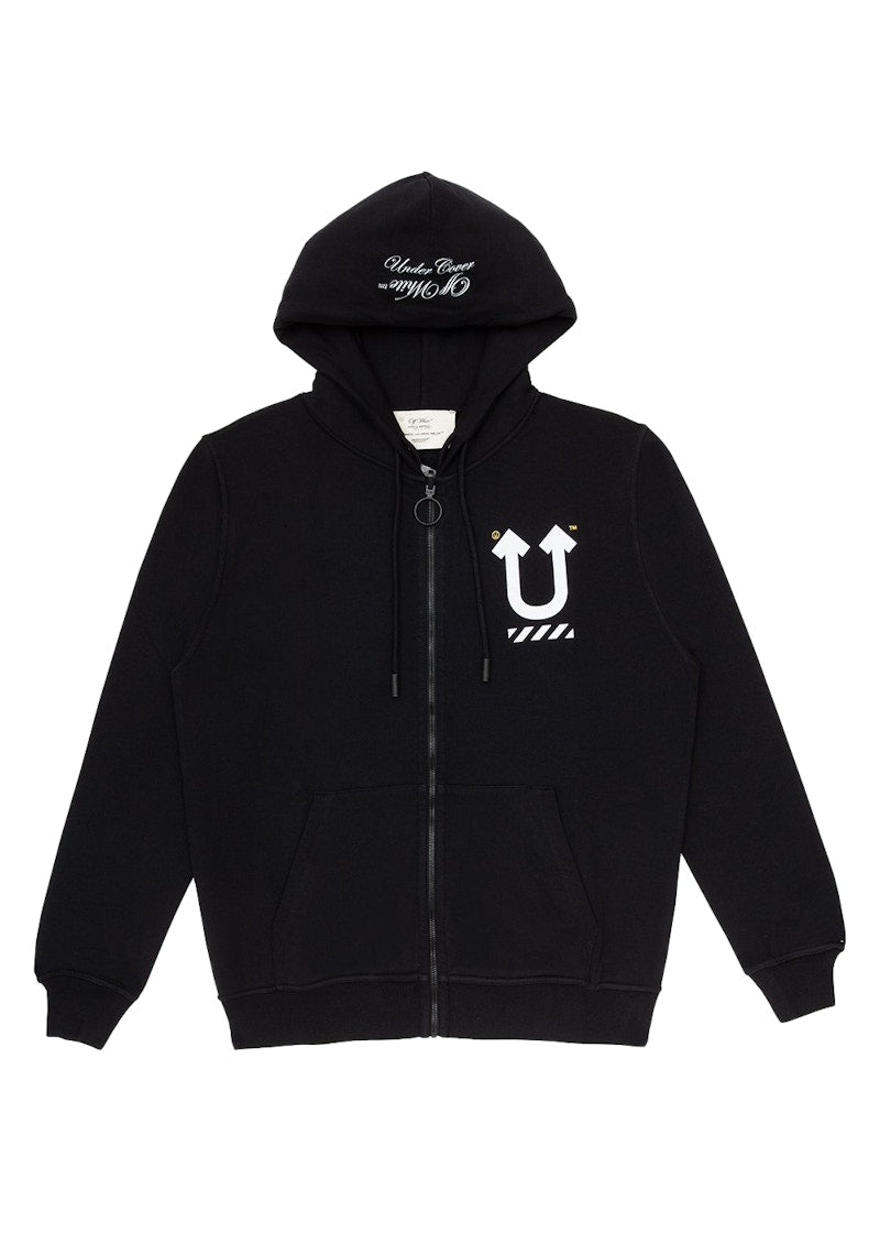 OFF-WHITE Undercover Skeleton RVRS Zipped Hoodie Black/Multicolor