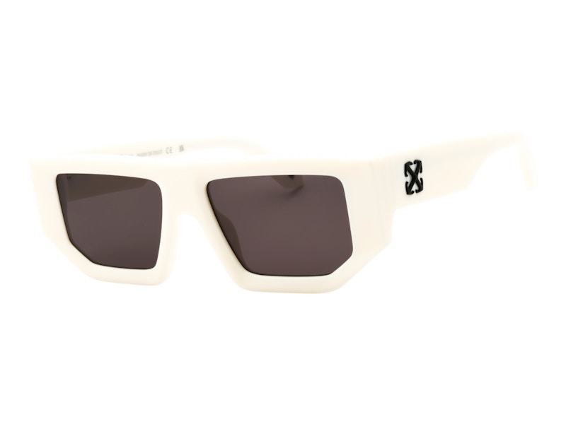 OFF-WHITE Vancouver Sunglasses White Dark Grey (OERI13FC99PLA0010107)