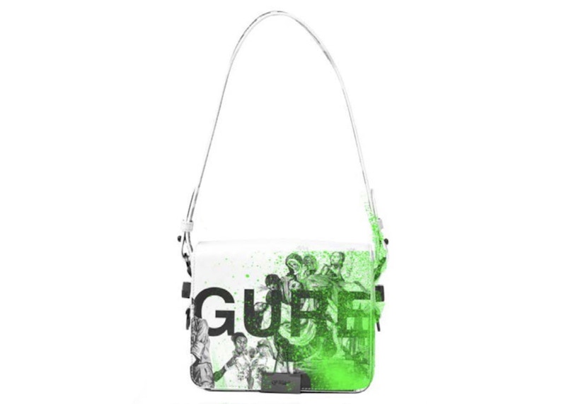 OFF-WHITE Virgil Abloh ICA Flap Bag 02 White/Green
