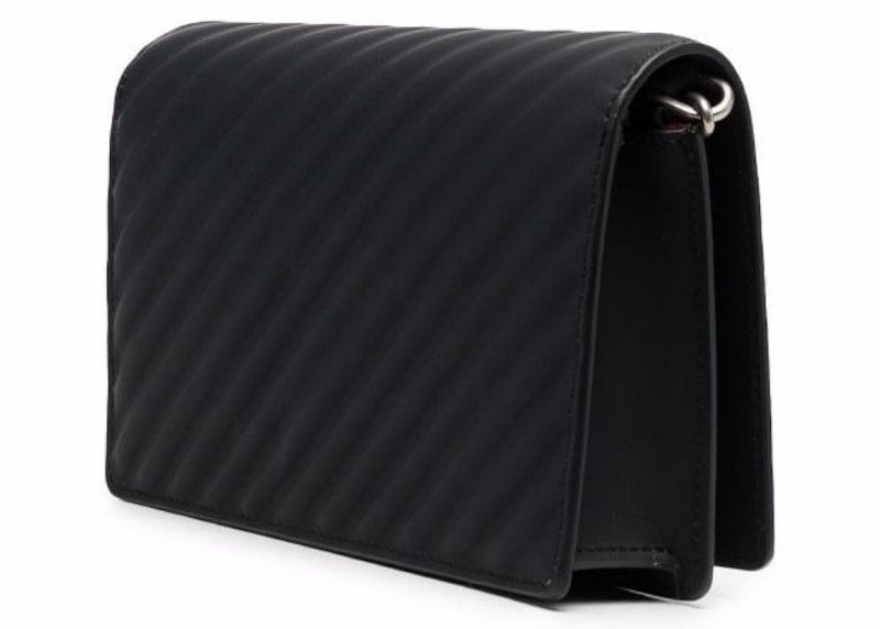 OFF-WHITE Virgil Abloh Jitney 0.5 Arrow Logo Crossbody Bag Black