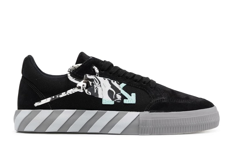 OFF-WHITE Vulc Low Black Grey Light Blue