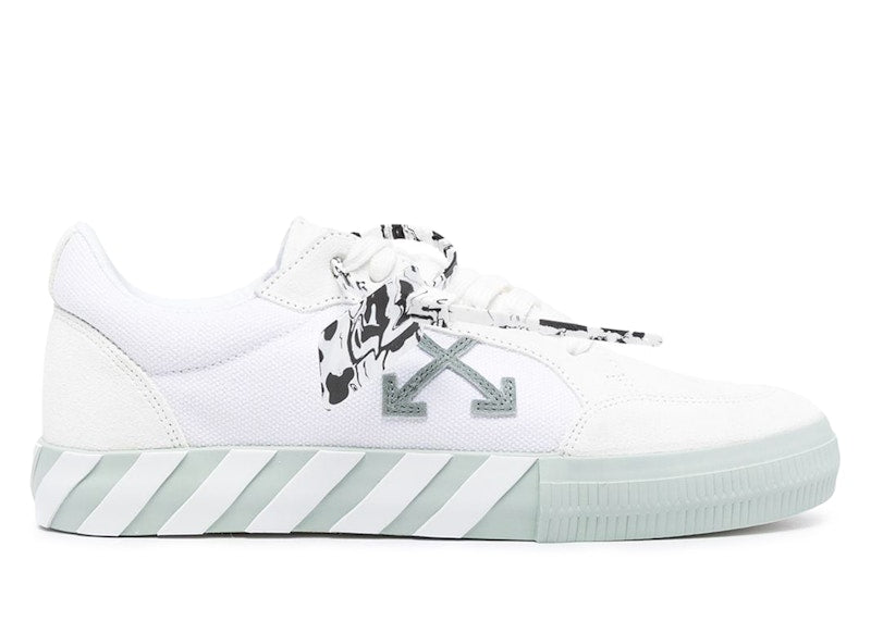 OFF-WHITE Vulc Low Eco Canvas Suede White Sage Green