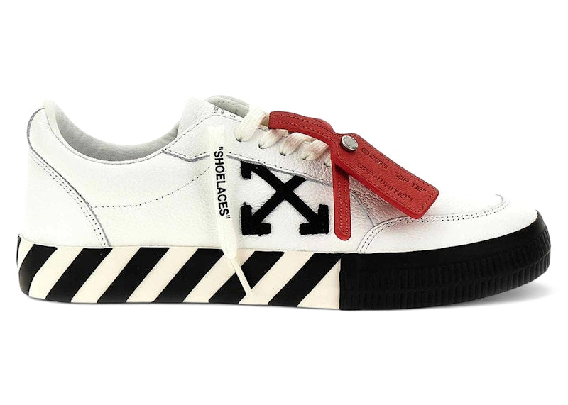OFF-WHITE Vulc Low Leather Sneaker White Black (2023)
