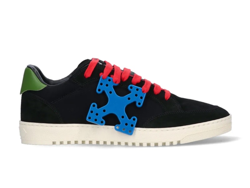 OFF-WHITE Vulcanized 5.0 Low Top Arrows Hang Tag Black Blue Green Red