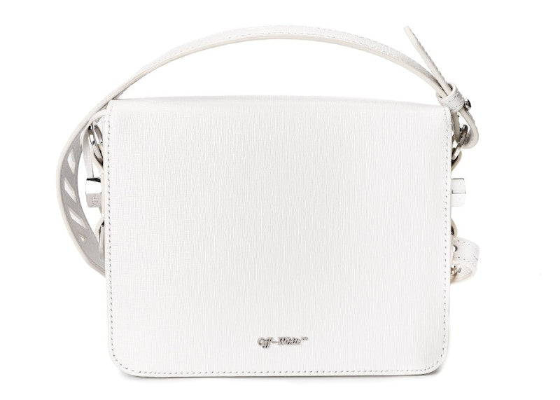 OFF-WHITE White Diag Flap Bag White