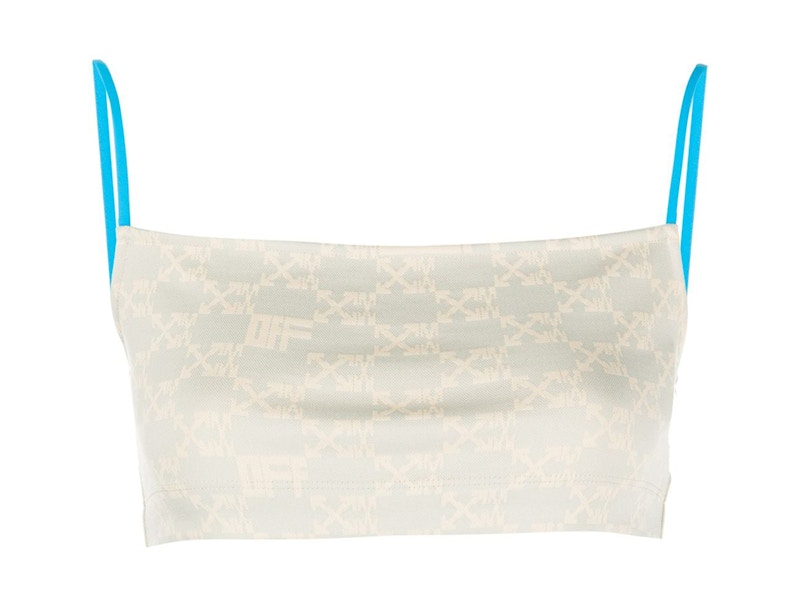 OFF-WHITE Women's Monogram Tube Top Light Green/Sand/Blue