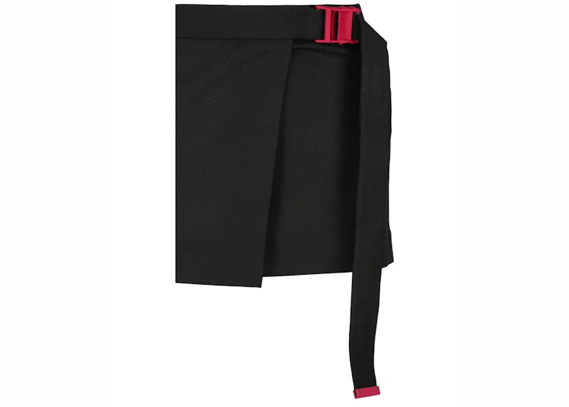 OFF-WHITE Wool Blend Mini Skirt Black