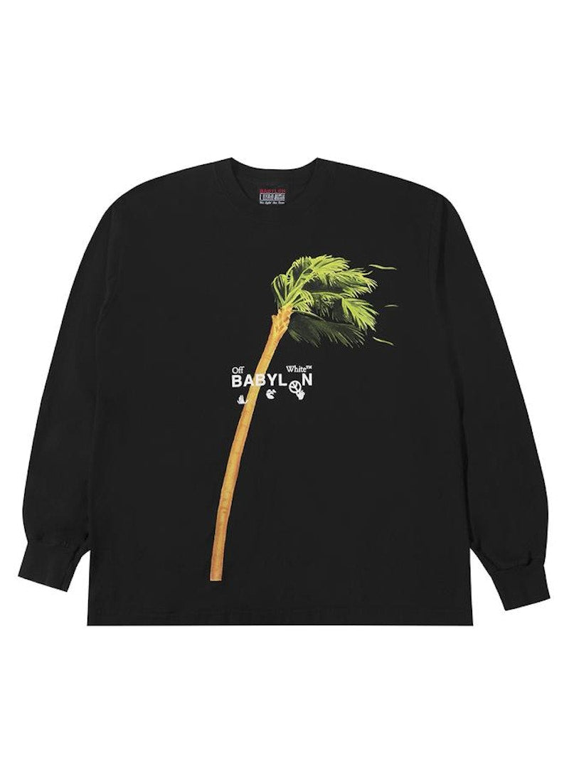 OFF-WHITE x Babylon Ill Wind Palm L/S T-shirt Black