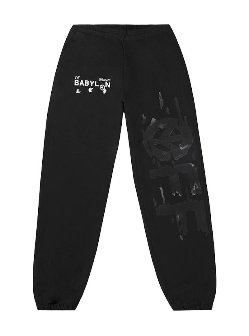 OFF-WHITE x Babylon Ill Wind Sweatpants Black