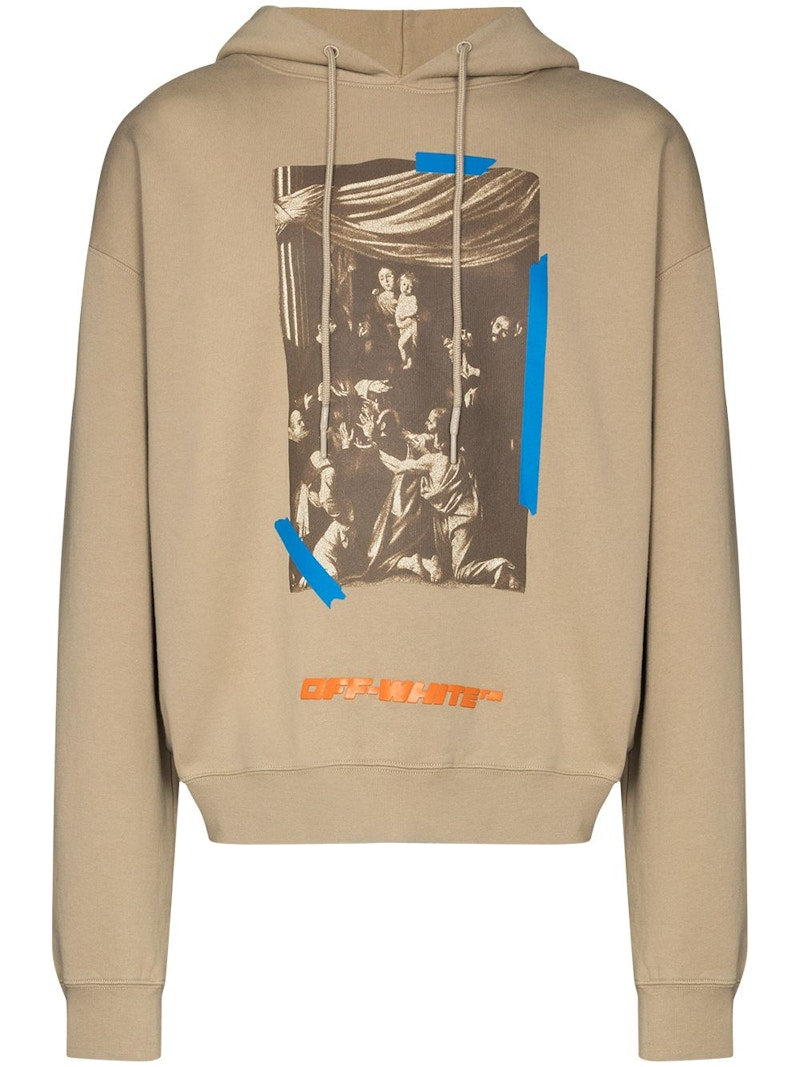 OFF-WHITE x Browns Caravaggio Hoodie Tan