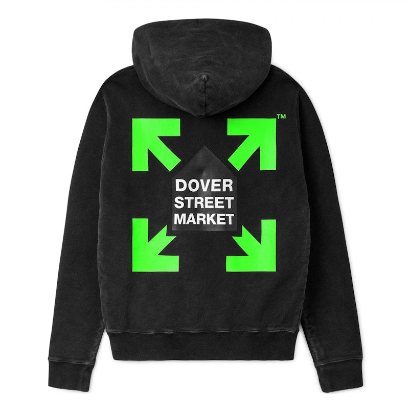 OFF-WHITE x Dover Street Market Vintage Hoodie Green/Black