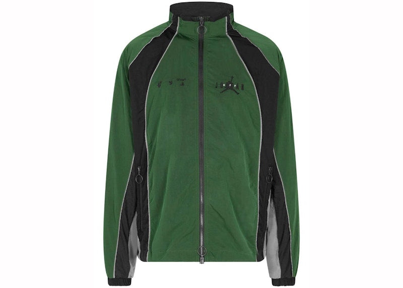 OFF-WHITE x Jordan Track Jacket Black/Green