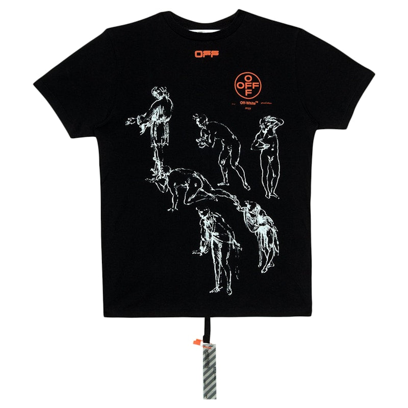 OFF-WHITE x Louvre Leonardo T-shirt Black/White