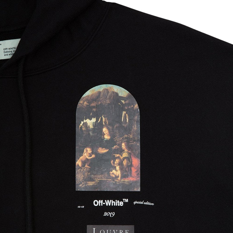 OFF-WHITE x Louvre Virgin Hoodie Black/White
