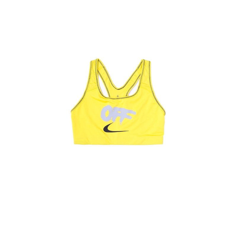 OFF-WHITE x Nike Women's Sports Bra Opti Yellow