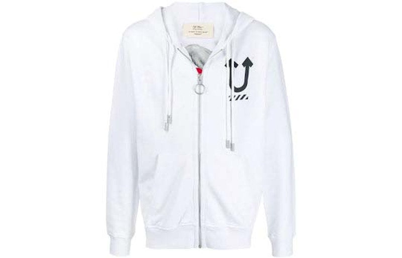 OFF-WHITE x Undercover Skeleton Reverse Zip Hoodie White/Multicolor