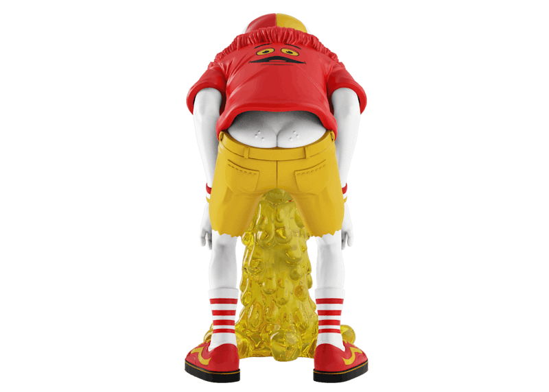 OKEH Mighty Jaxx Vomit Kid Fast Food Figure Red