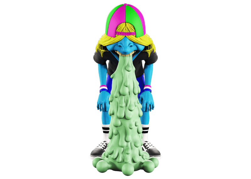 OKEH Mighty Jaxx Vomit Kid Figure