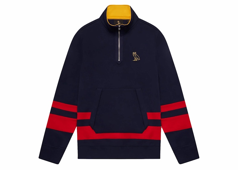OVO 1/4 Zip Sweatshirt Navy