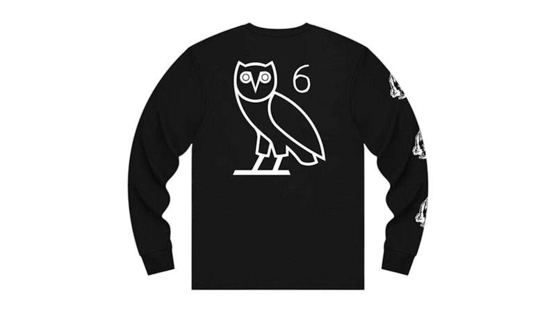 OVO 6 God L/S T-Shirt Black