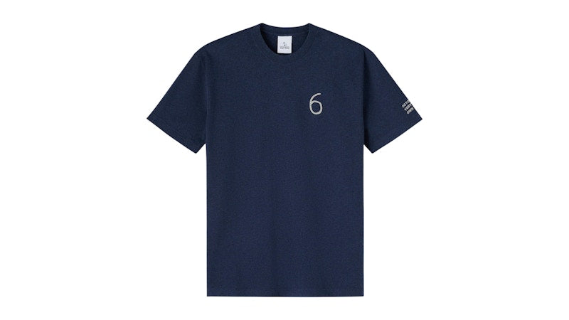 OVO 6 God T-shirt Indigo Wash