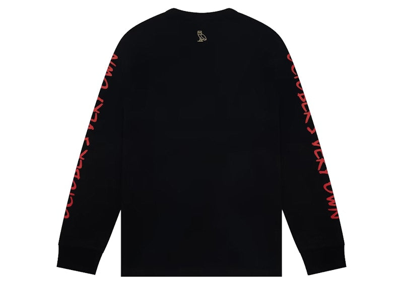 OVO A Nightmare On Elm Street Longsleeve T-Shirt Black