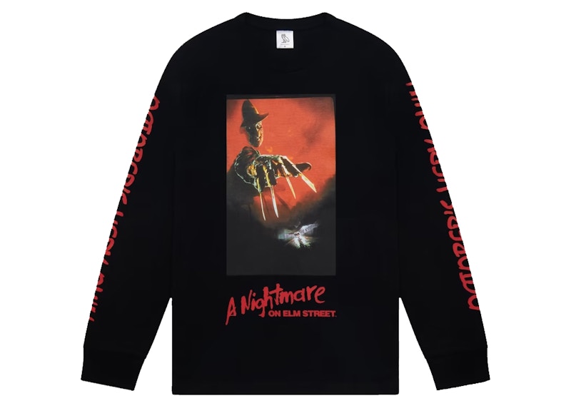 OVO A Nightmare On Elm Street Longsleeve T-Shirt Black