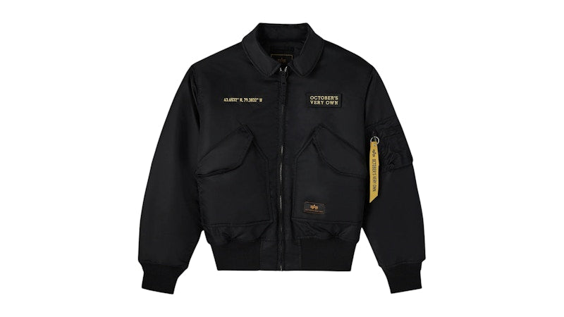 OVO Alpha Industries CW 45/P Bomber Jacket Black