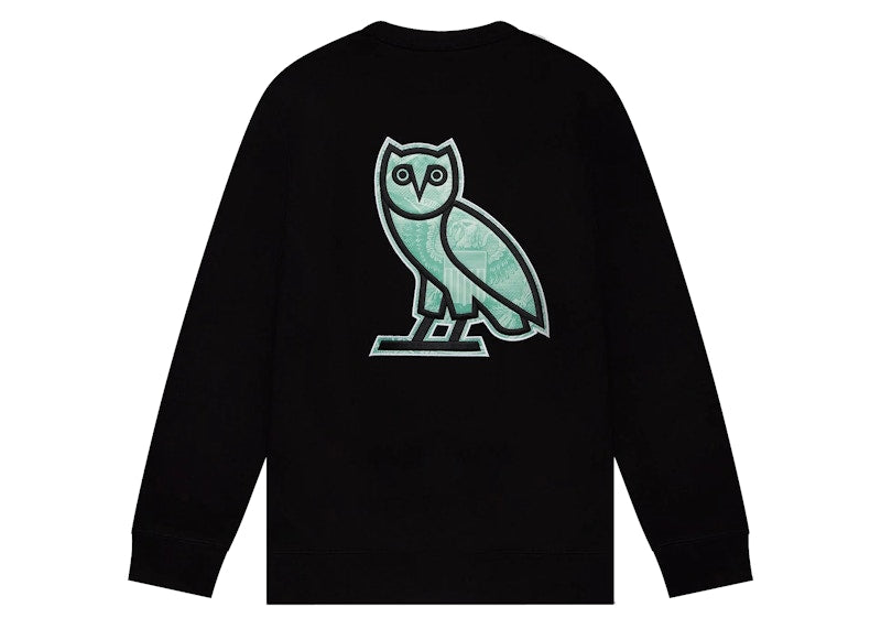 OVO Banknote Crewneck Black