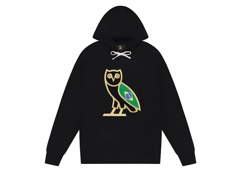 OVO Brazil OG Owl Hoodie Black