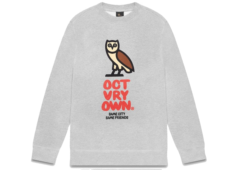 OVO Bubble Crewneck Heather Grey