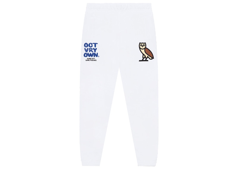OVO Bubble Sweatpant White