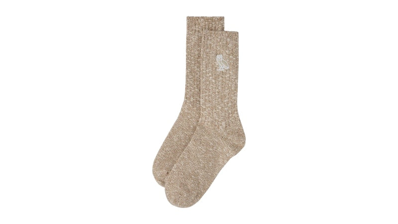 OVO Cabin Sock Heather Oatmeal