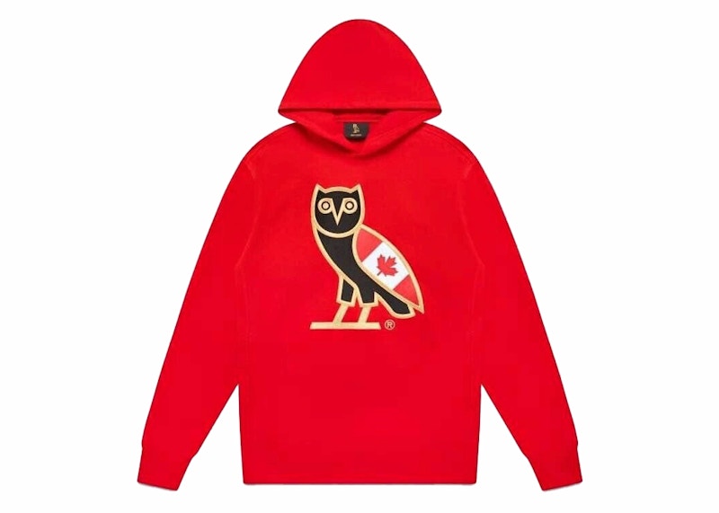 OVO Canada OG Owl Hoodie Red